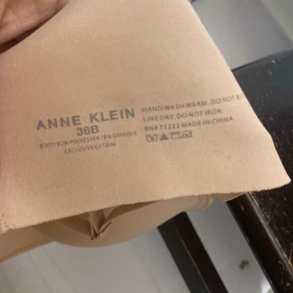 Anne Klein Women's Beige Underwire Molded Stretch T-Shirt Bra Size 36B NWT - Picture 8 of 8